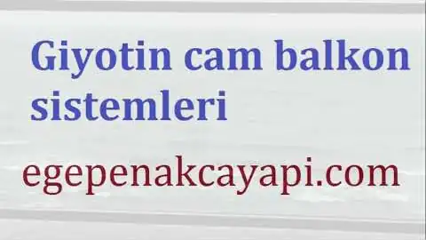 Isıcamlı Giyotin Cam Balkon Nasıl Açılır?